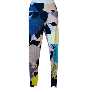 Jiva Shop abstract floral athletic yoga leggings